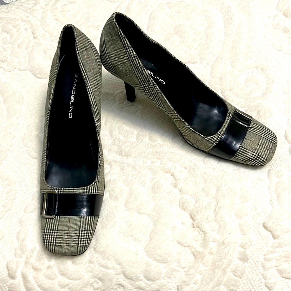 Bandalino Plaid heels.
